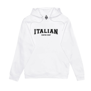 ITALIAN Centre Shop Varsity Hoodie - White