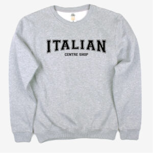 ITALIAN Centre Shop Varsity Crewneck- GREY